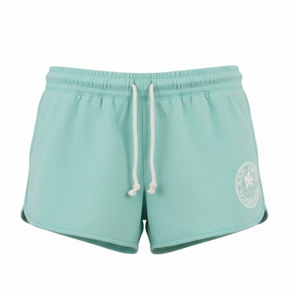 San Juan Puerto Rico Women's Shorts, Green, Size Large, NWT